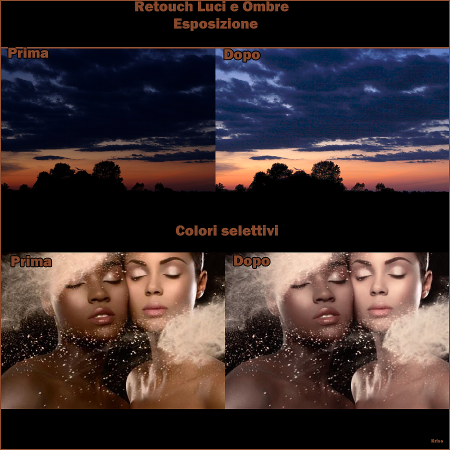 Retouch ombre e luci